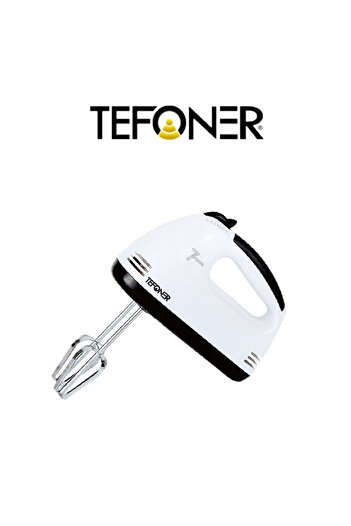 TEFONER 7-speed electric mixer. Powerful electric hand mixer. Multi-purpose electric mixer with four heads. Egg beater.