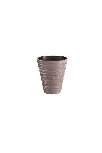 Prosperplast Decorative flower pot, round, brown, 18/37 L, 38.8×43.6 cm, Sand