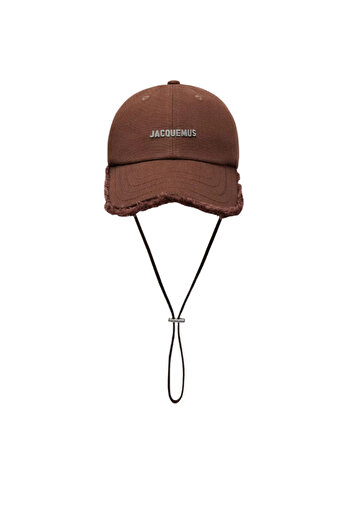 JACQUEMUS La Casquette Artichaut Drawstring Cap in Cotton-canvas