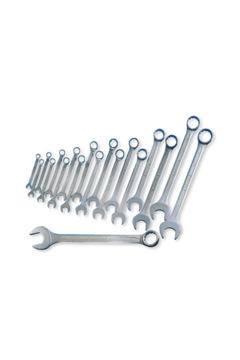 BERNER Combination wrench set 8-22 mm (14 pieces)
