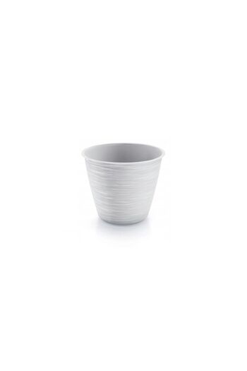 Prosperplast Decorative flower pot, round, white, 5.1 L, 23.520.7 cm, Furu