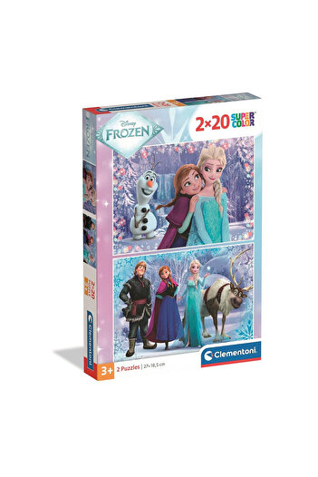 Frozen Disney Regatul de gheață Puzzle Clementoni de 2x20 piese