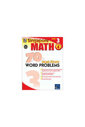 Frank Schaffer Publications Matematică Singapore 70 Probleme de cuvinte obligatorii, Nivelul 3 Clasa a 4-a