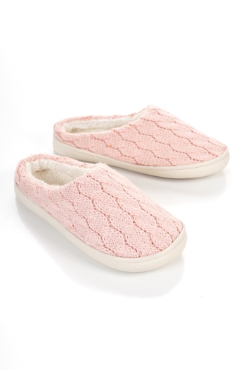 OZYO Desire Pink Hair Braid Winter Slippers