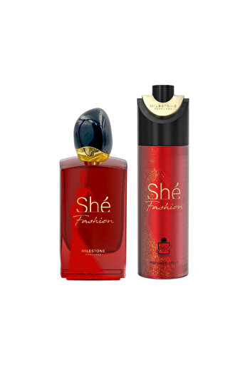 Milestone Set She Fashion (parfum 100ml + Deodorant 200ml)
