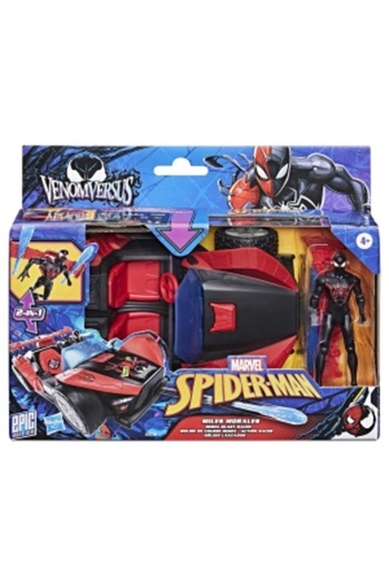 Hasbro MARVEL Spider Man Venom Versus Lansator Auto si Figurina Miles Morales