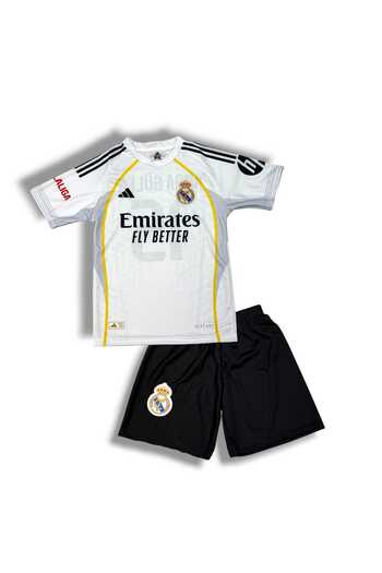 Flextreme Rêal.Madrid-Arda Güler 15 Prime Home 2025 New Season Kids Jersey Set of 2