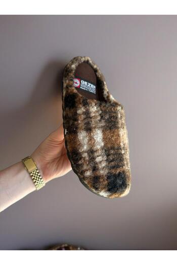 GEZER Men's House Slippers Felt Towel Soft