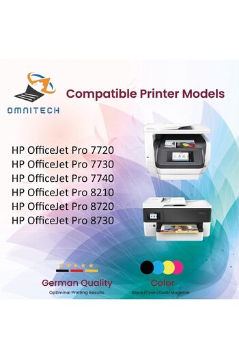 Generic 953XL Cyan Ink Cartridge - Compatible with Ink HP OfficeJet Pro 7720, 7730, 7740, 8210, 8720, 8730 (