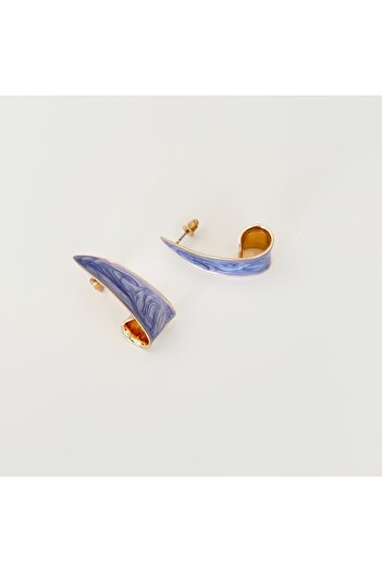 Vesce Atelier Snail Steel Earrings Lilac
