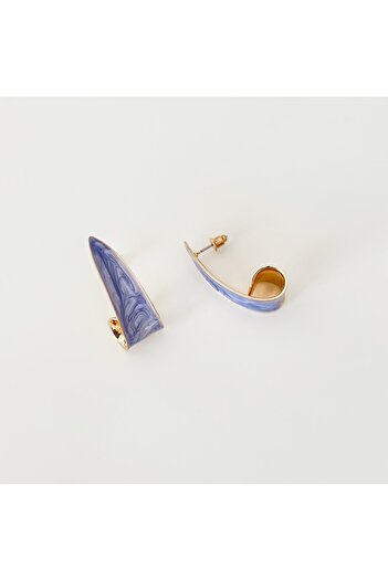 Vesce Atelier Snail Steel Earrings Lilac