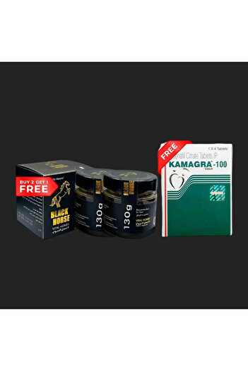 Vip Buy 2 Black Horse Vital Honey get kemegra 100 Free