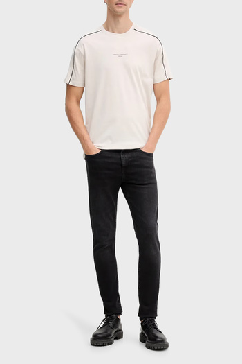 Armani Exchange With Logo Cotton Regular Fit Crew Neck t Shirt Men t Shirt Xm001360 Af10358 U101