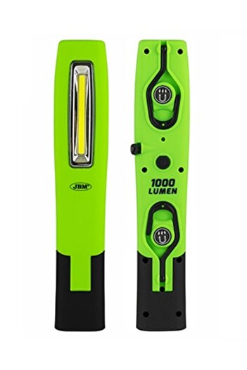 JBM 54124 work lamp, LED lighting 10 W, 1000 lumens, portable, articulated base, rechargeable