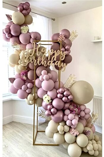 Ezgi Party Store 100 Pieces Balloons Lavender Kumbeji Colors Balloon Set