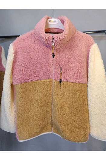 Classio Kids Girl's Zippered Plush Cardigan