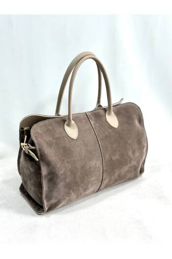 çkn sedat çakan çanta & fular & aksesuar Genuine Suede Leather Women's Hand Shoulder Cross Bag