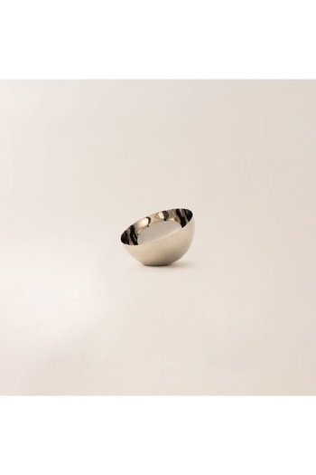 Dallaty Oulfa silver steel nuts bowl