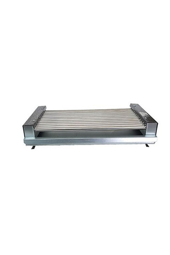 Rubino Electric grill EC 1.6, 1600W, Without lid, Working area 34x24 cm, Gray/Shagreen