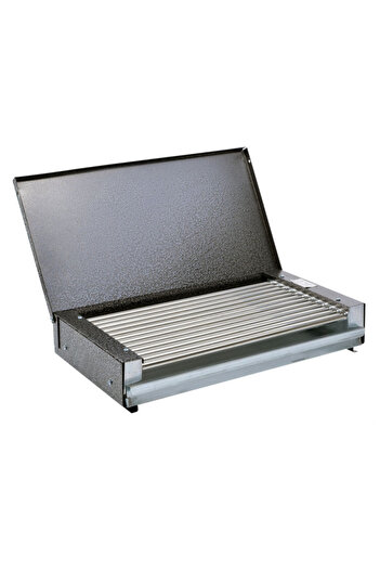 Rubino Electric grill EC-2K, 2000 W, Working area 38x24 cm, Grease tray, Gray