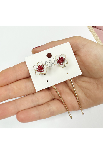 Perissy Zara Model Flower Figured Earrings