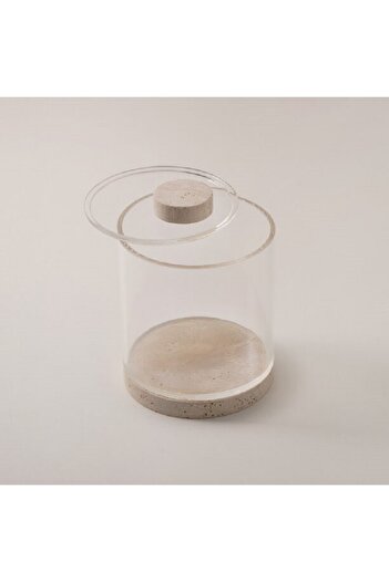 Dallaty sugar pot travertine collection
