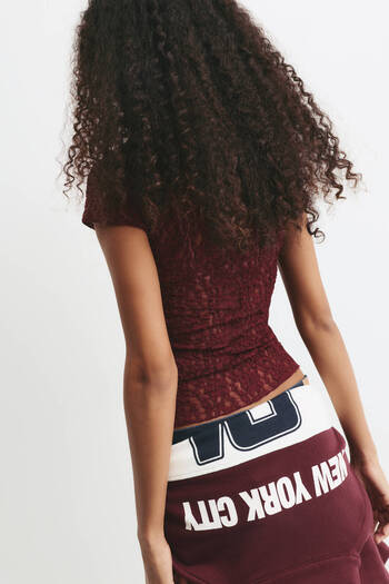 Pull & Bear Lace top with seams