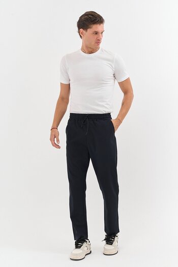 Dechers Men's Zebra Print Stretch Fabric Jogger Pants E221