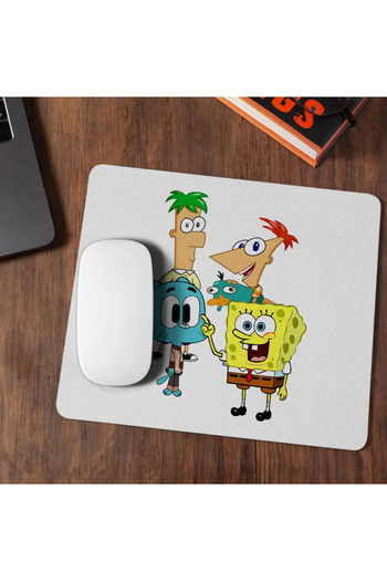 OEM Mousepad Phineas Ferb Gumball Spongebob