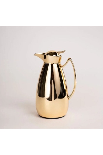 Dallaty Full gold steel vacuum flask with gold mic 1L