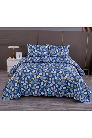 CHIRASO Microfiber Quilted Duvet Set, 2-Sided, 3-Piece, Duvet Cover 220x240cm, 2 Pillowcases