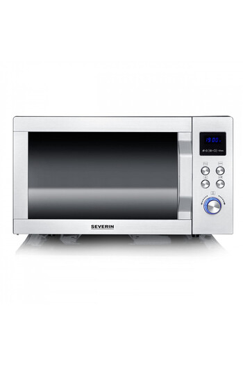 Severin Microwave oven MW 7777, 2050 W, Grill, Hot air, 25 l, 10 levels, Defrost, LED, Black/Inox