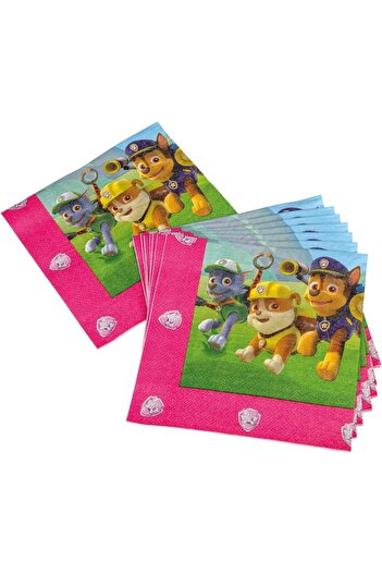 PAW PATROL Set of 20 napkins, multicolor, 33x33 cm, Girls,