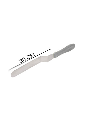 PASTRY PLANET White Handle Oblique Plastering Trowel 30 cm