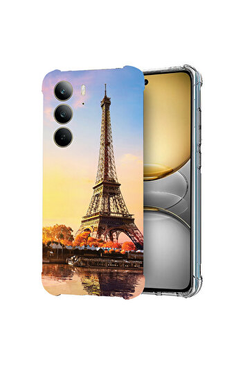 bestcase Carcasă spate antișoc pentru Realme 14x 5G, Turnul Eiffel din Paris, 1988297 AS 1372