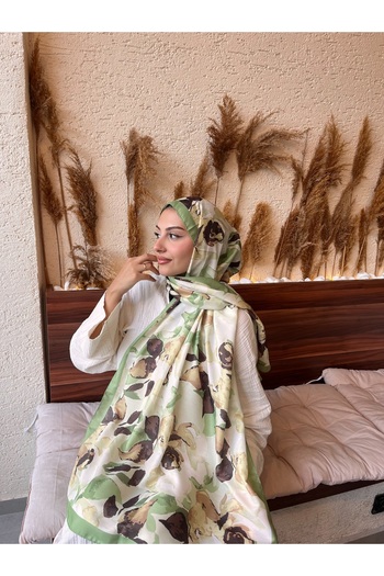 Ahsenhijab Retro Pattern Cotton Soft Shawl