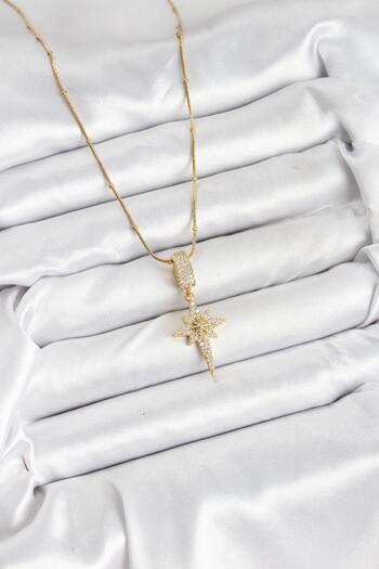 Skygo 316L Steel Chain Gold Color Polar Star Women's Necklace - Tj-Bko10559