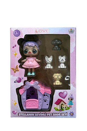 TRUST STORE Stella's Cute Pet Shop Set Fun Toy Animal Shop Set