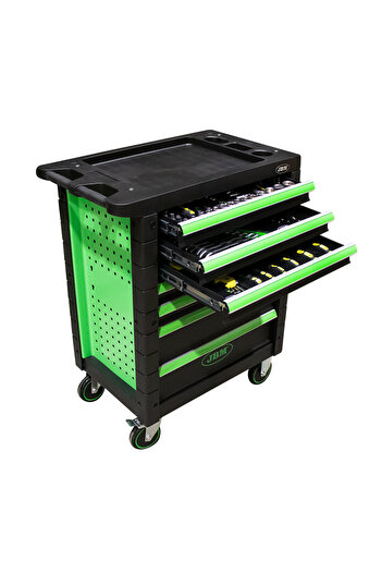 JBM 7-drawer tool cabinet equipped with 172 tools