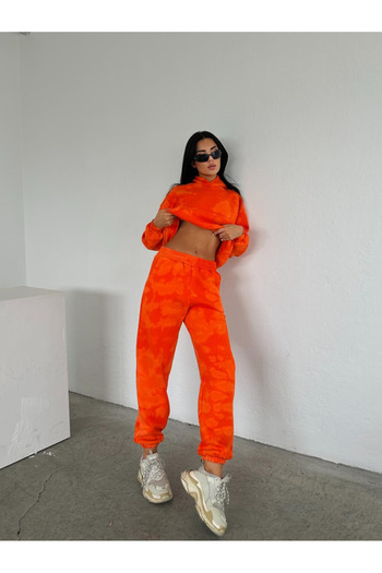Bliss Women's Winter Soft Inside Lined Comfortable Fit Top and Bottom Set Winter Tracksuit Set