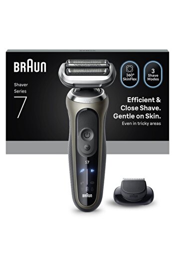Braun Series 7 Elektrikli Tıraş Makinesi, Islak ve Kuru, Hassas Düzeltici Başlık, 72-C1200S