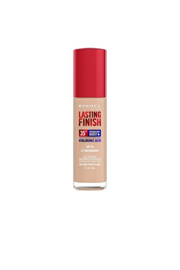 RIMMEL LONDON Fond de ten hidratant, LASTING FINISH SPF20, 050 fair porcelain, 30 ml