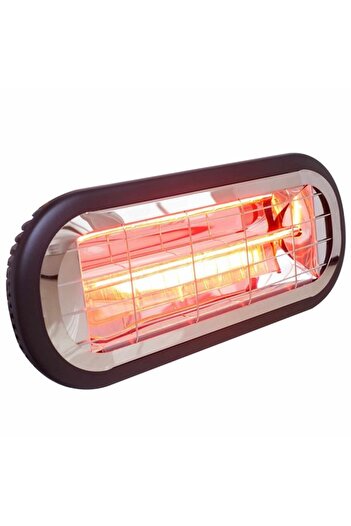 ALBATROS Infrared halogen heater, aluminum and stainless steel material, power 2000 W, protection rating IP65...