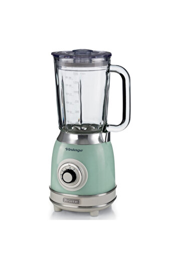 ARIETE Blender VINTAGE 2.0 0583/04, 1000W, 1.5 l, 4 lame, 4 viteze + pulse, Zdrobire gheață, Verde