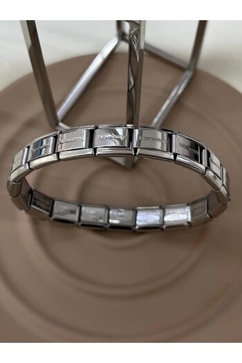 Cozyce Nomination Written Italian Bracelet Indecisive Steel