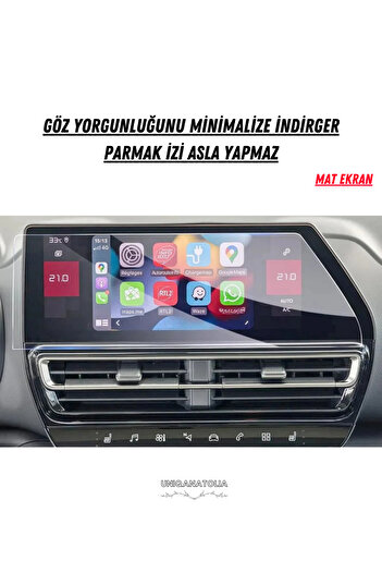 UniqAnatolia Citroen C5 Aircross 2022-2024 Navigation and Multimedia Compatible Matte Screen Protector