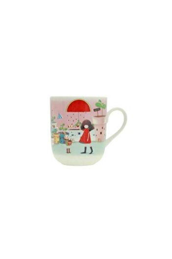 Santoro Kori Kumi Melon Showers tall porcelain mug