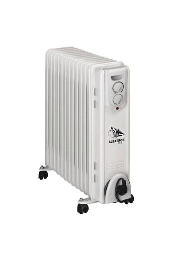 ALBATROS Electric radiator, power 3000 W, 3 speeds, 13 elements, adjustable thermostat, overheating protection...