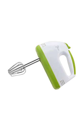 rosberg Mixer R51110G, 200W, 7 speeds, Chromed beaters, White/green