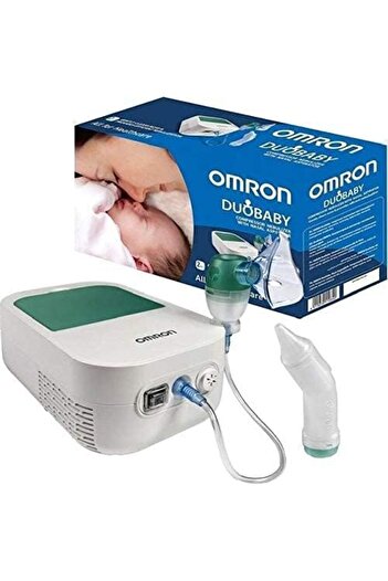 Omron Steam Inhaler with DuoBaby Nasal Aspirator, NE-C301, White